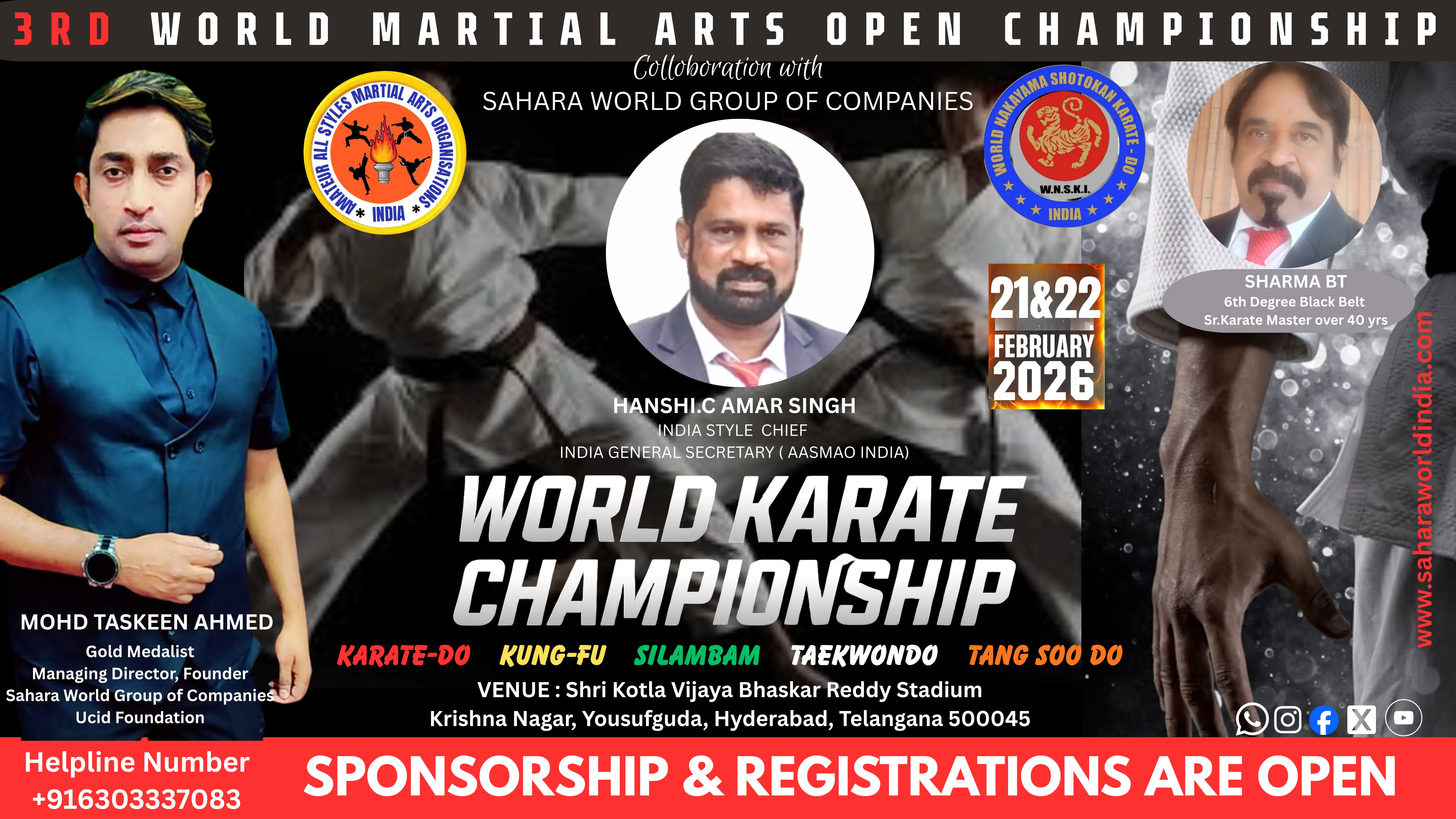 3rd World Martial Arts Open Championship 2026
